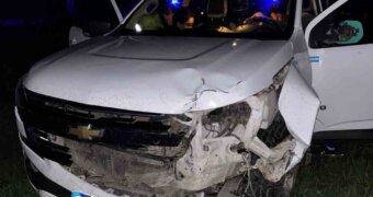 Volcó una camioneta en la Ruta 72 y su conductor resultó herido Volcó una camioneta en la Ruta 72 y su conductor resultó herido
