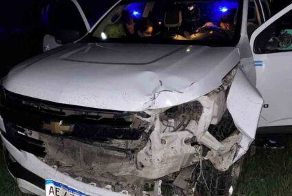 Volcó una camioneta en la Ruta 72 y su conductor resultó herido Volcó una camioneta en la Ruta 72 y su conductor resultó herido